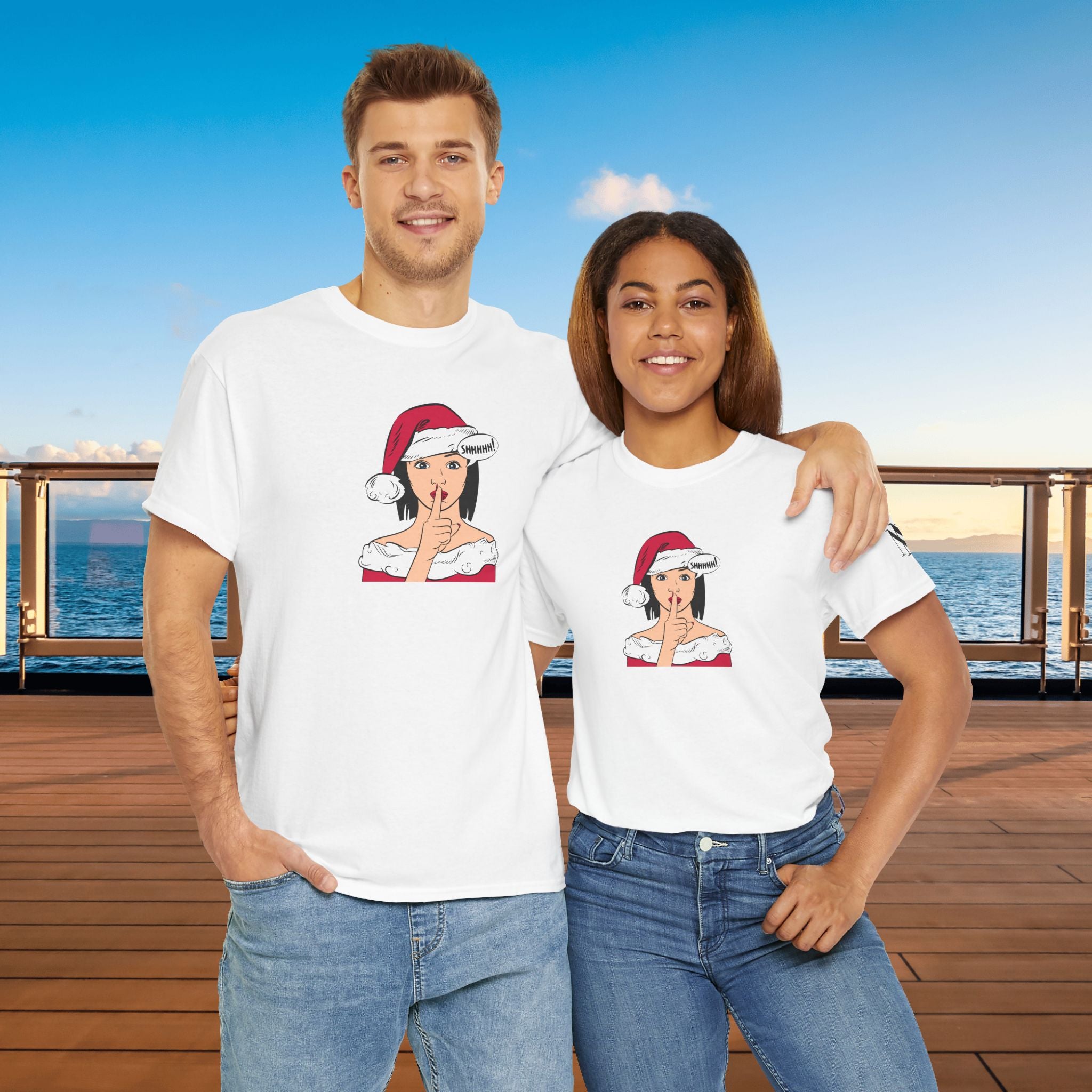 Secret Santa Adult Cum Tee