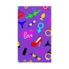 Sex toy vibes towel vibrant colors