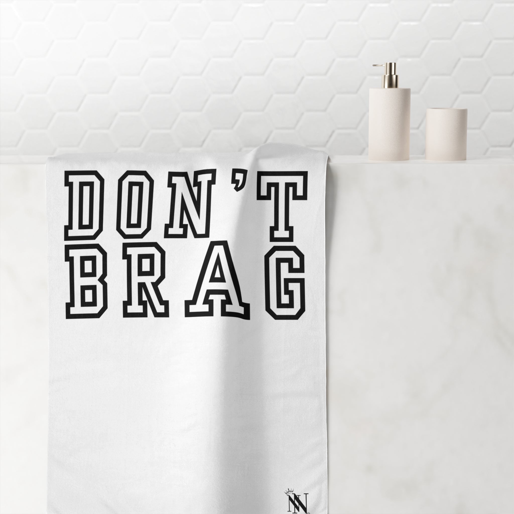 Don't Brag XL Cum Towel