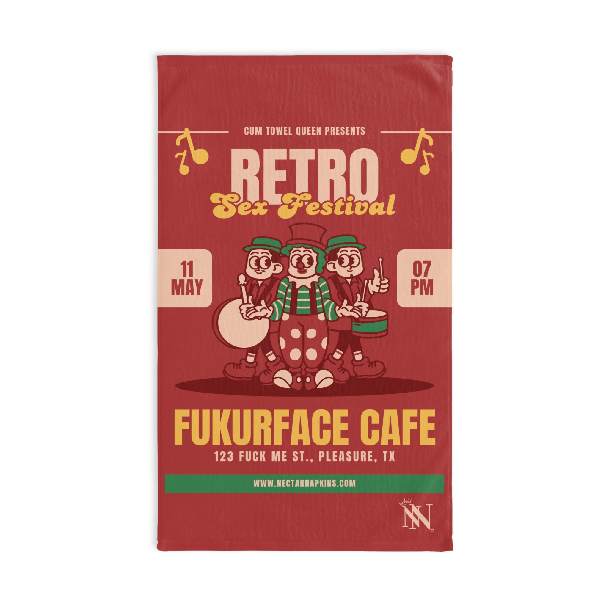 fukurface cafe towel 