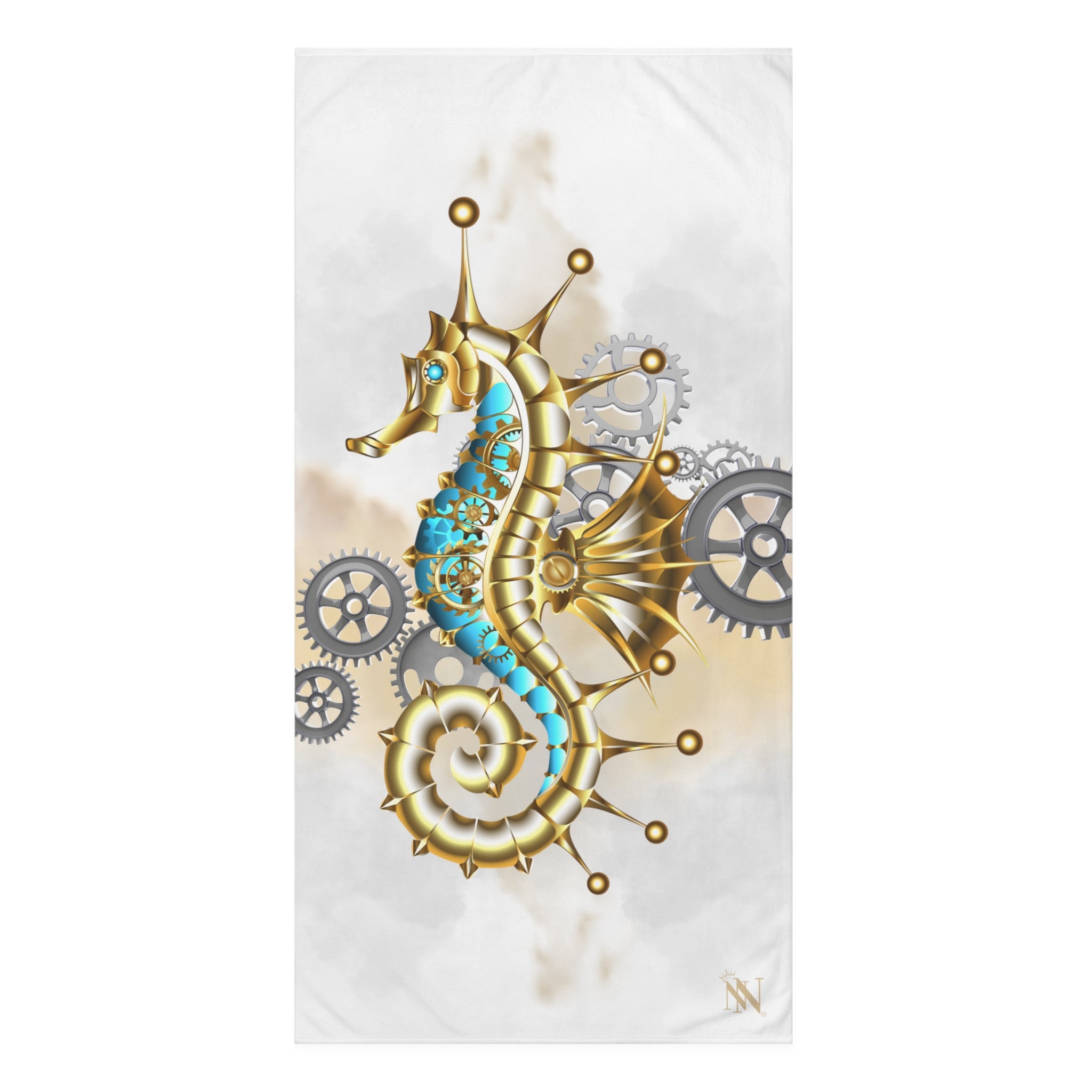 steampunk seahorse cum towel 
