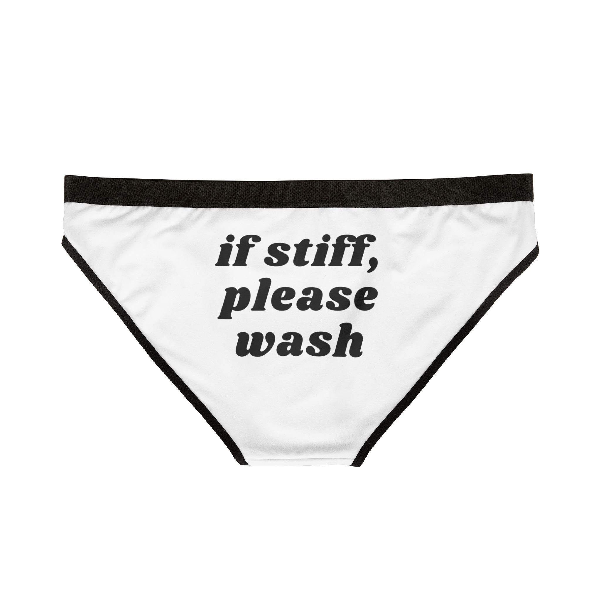 If Stiff, Please Wash | Briefs for Women | Playful Comfy Underwear