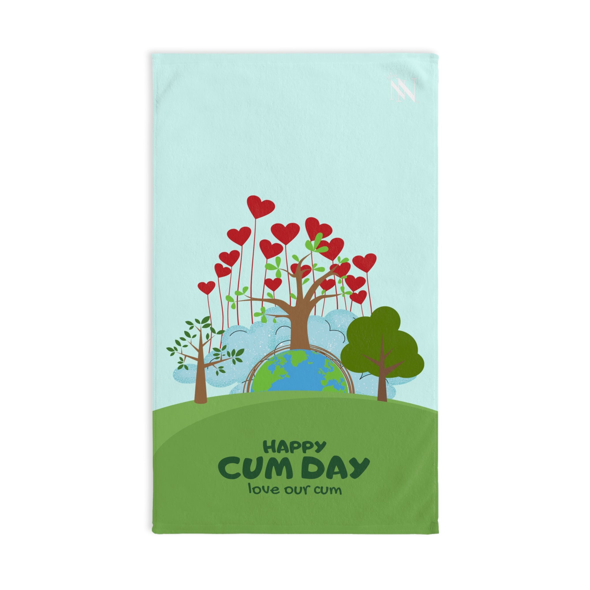 Happy cum day celebration towel