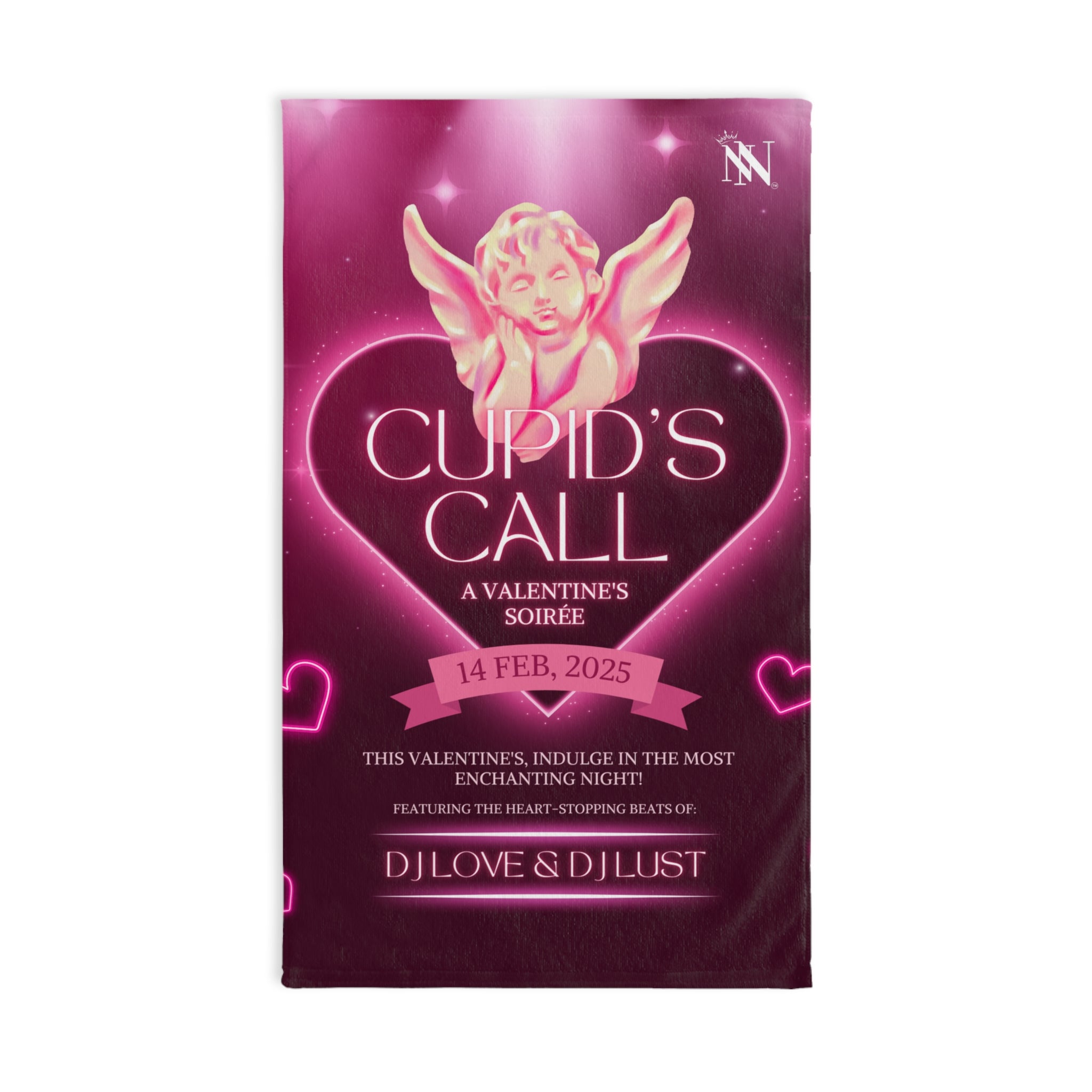 Cupid’s Call Cum Towel