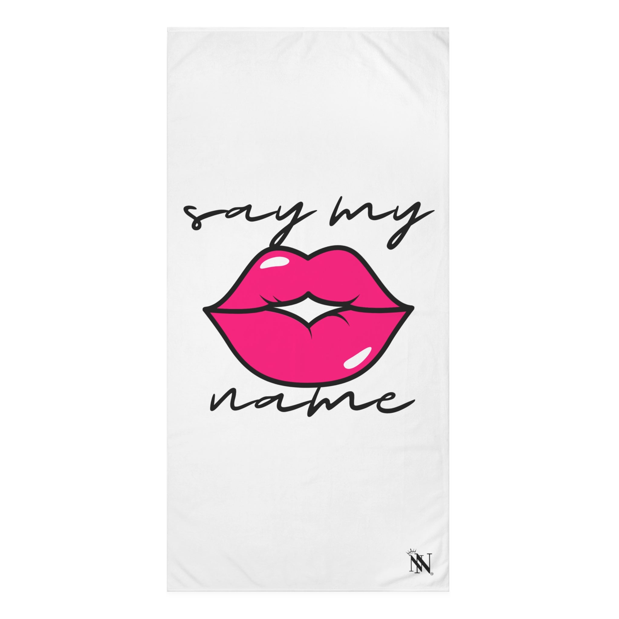 Say My Name | Nectar Napkins Fun-Flirty Lovers' XL Sex Beach Towel