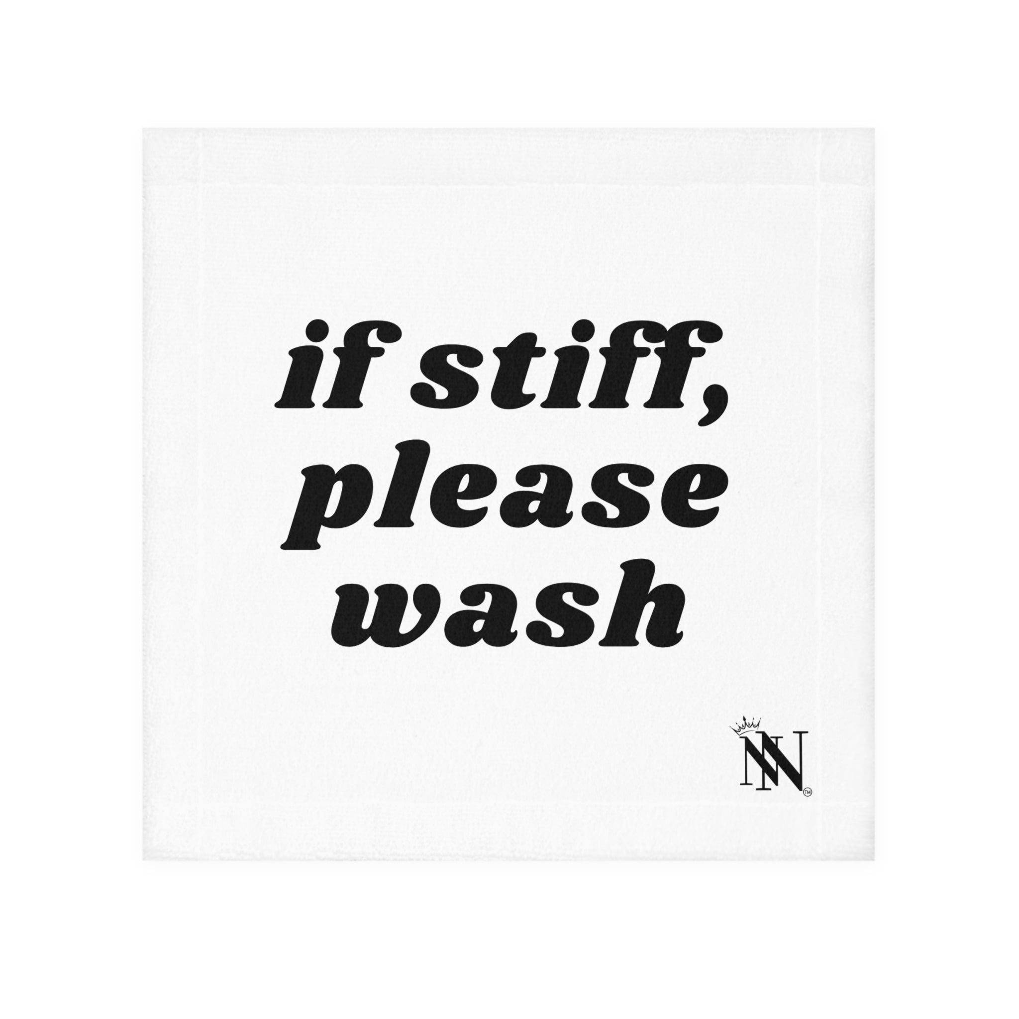 If, Stiff, Please Wash After-Sex Towel | Fun, Flirty, & Soft