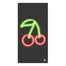 Neon cherries classic cum towel