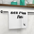 Sex Room Fun After-Sex Towel | Fun, Flirty, & Soft