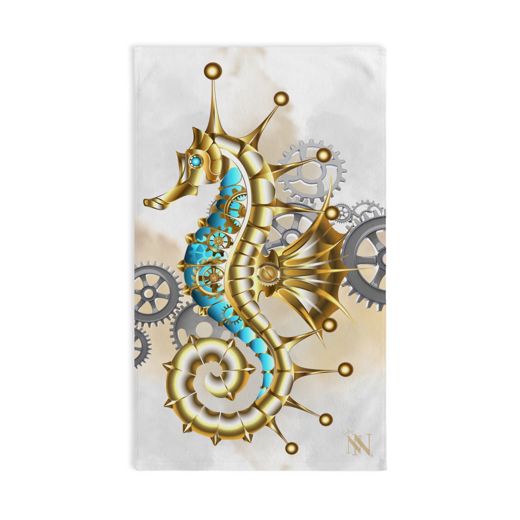 steampunk seahorse cum towel 
