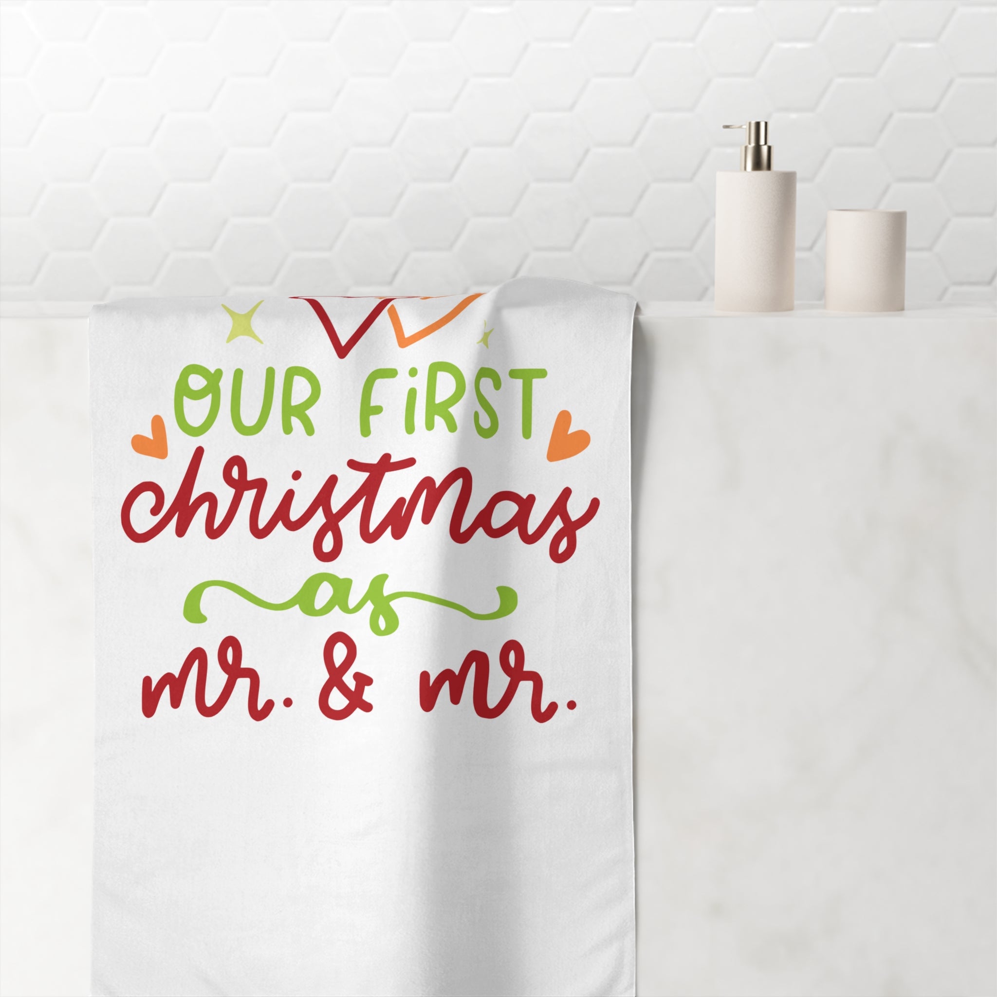 Our First Christmas as Mr. & Mr. | XL Sex Towel