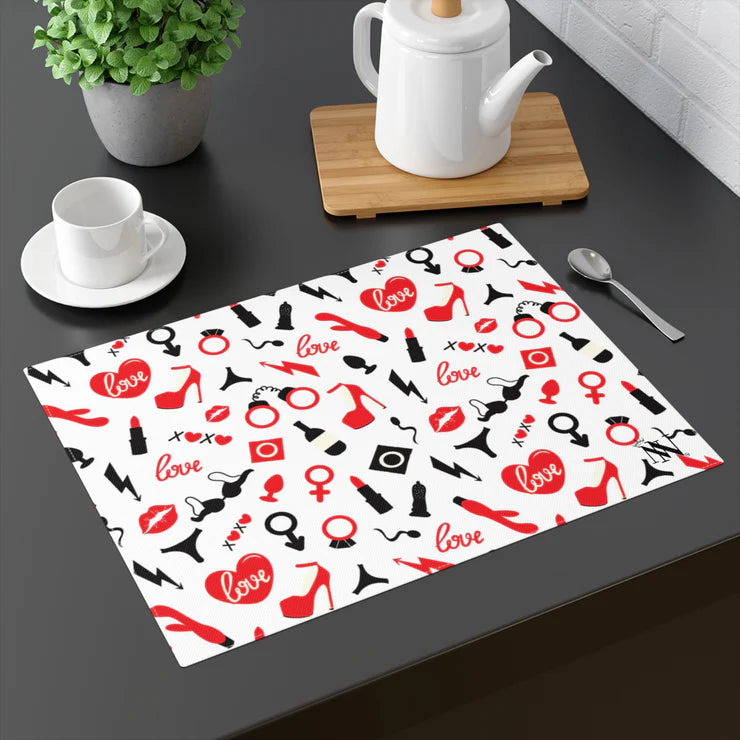 Sexy Red Sex Toys Love Cum Rag Sex Toys Mat