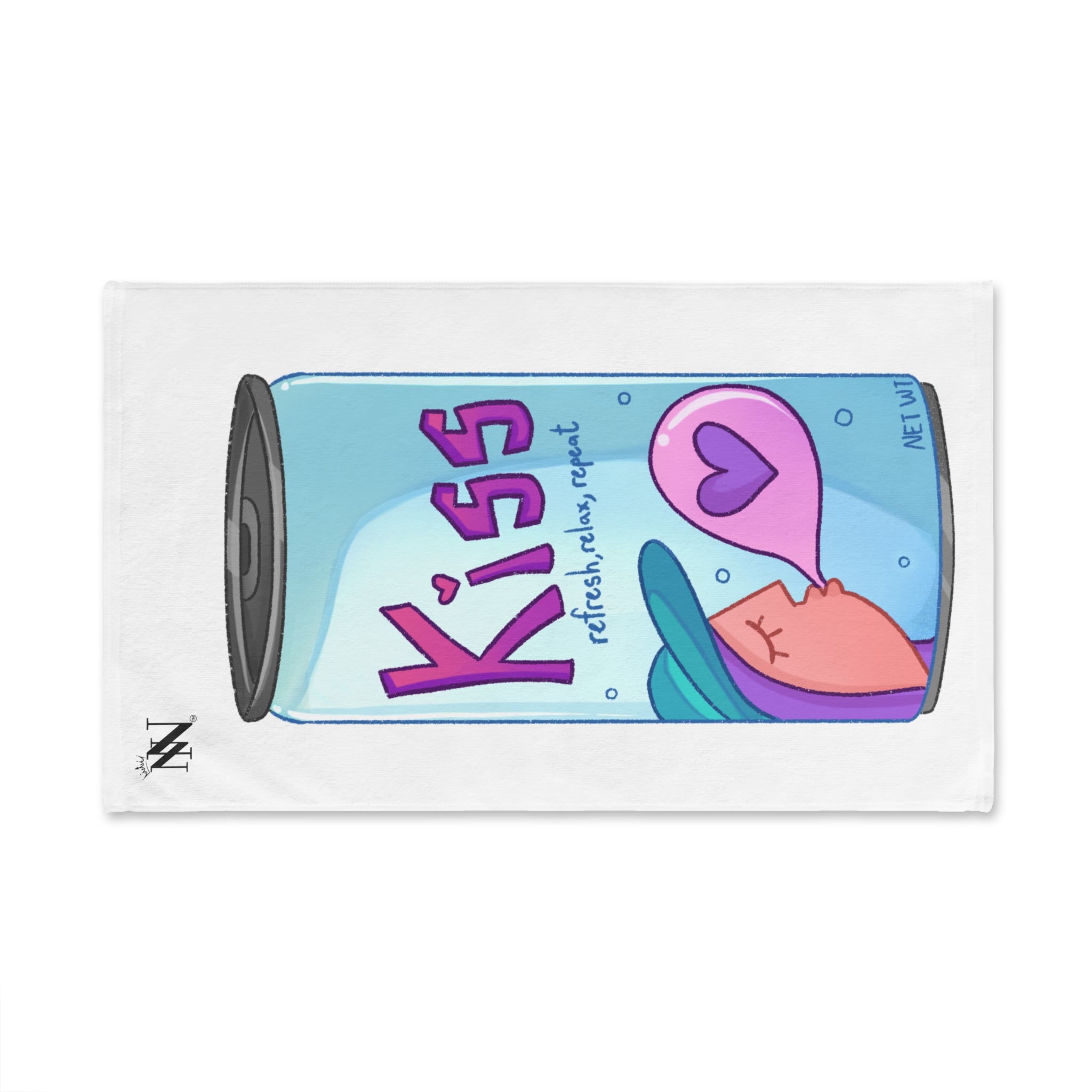 Kiss in a can Hot Girl towel