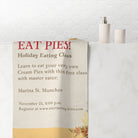 Let’s Eat Pies Cum Towel