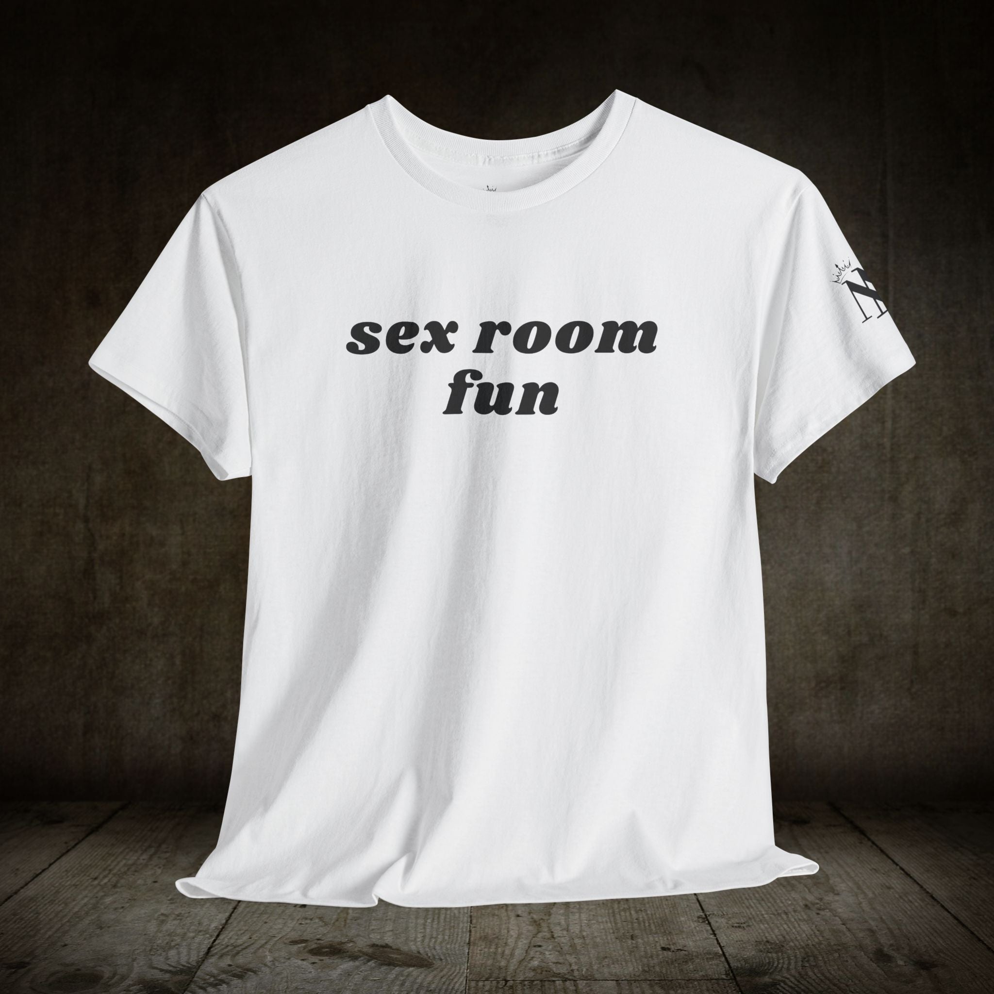 Sex Room Fun Adult T-Shirt | Live Bold & Comfortable