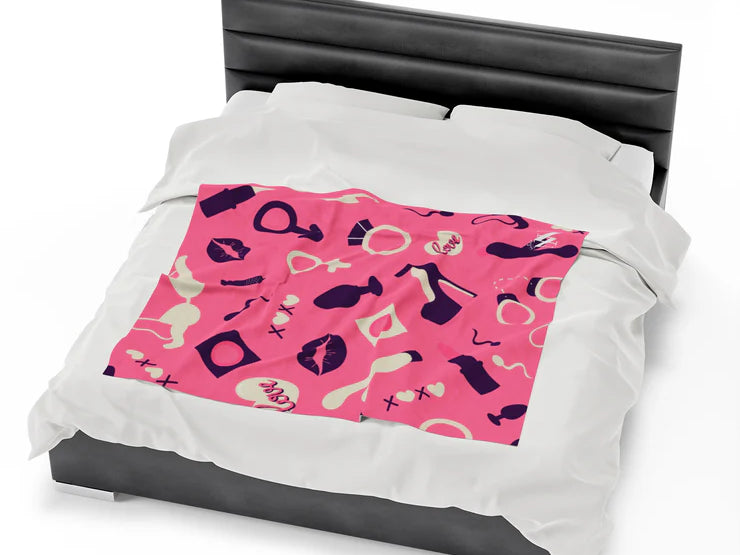 Pink Sex Toys Sex Blanket Nectar Napkins 