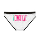 Don't Complicate | Briefs for Women | Playful Comfy Underwear