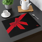 Red Velvet Gift Bow Sex Toys Mat