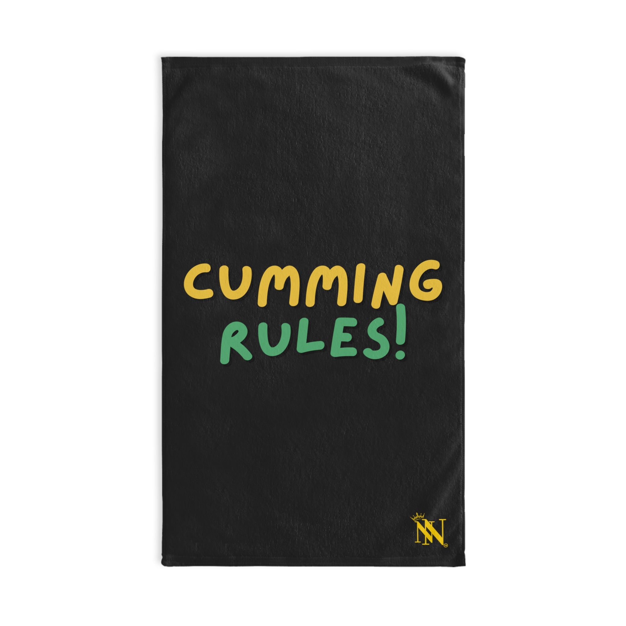 Cumming rules sex towel
