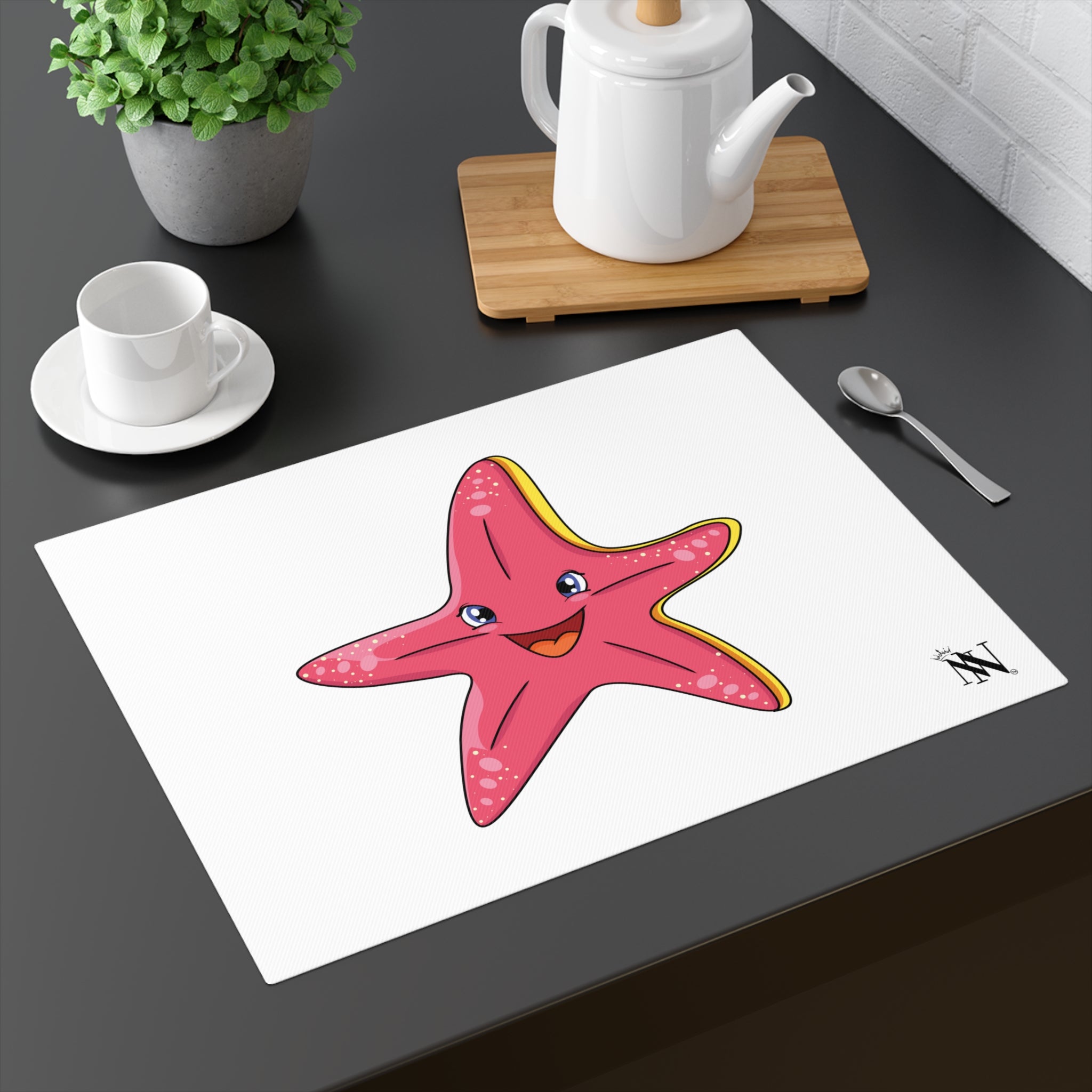 Happy pink starfish