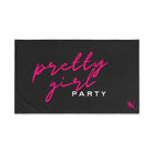 pretty girl party towel 