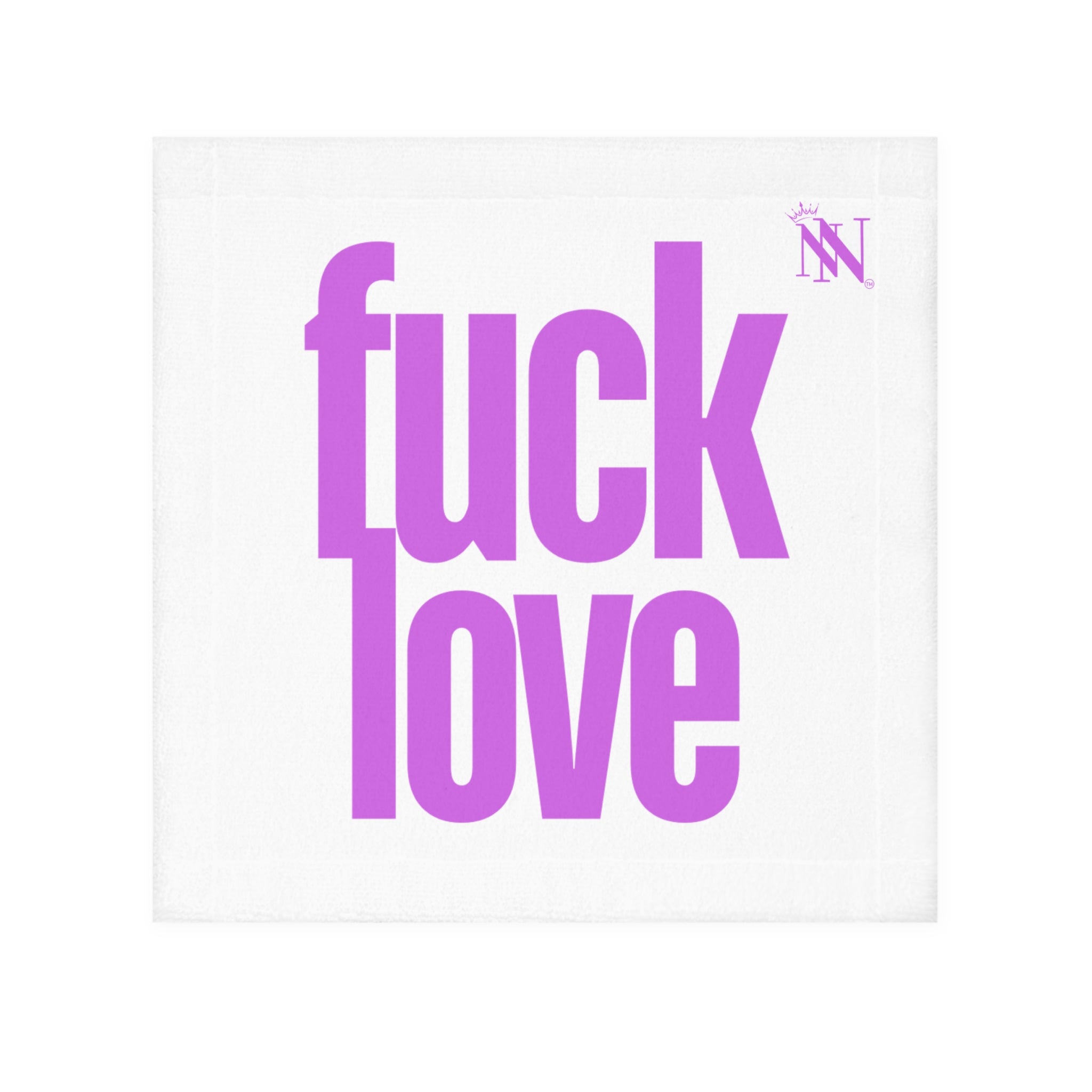 fuck love cum towel 