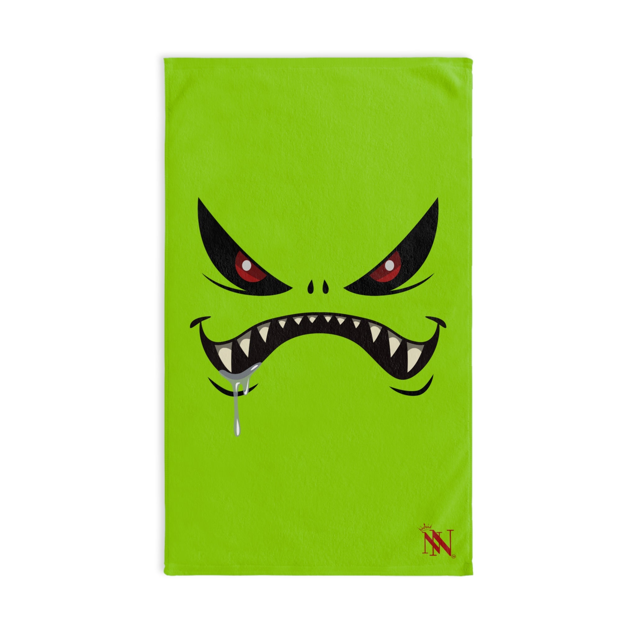 Green monster spank towel