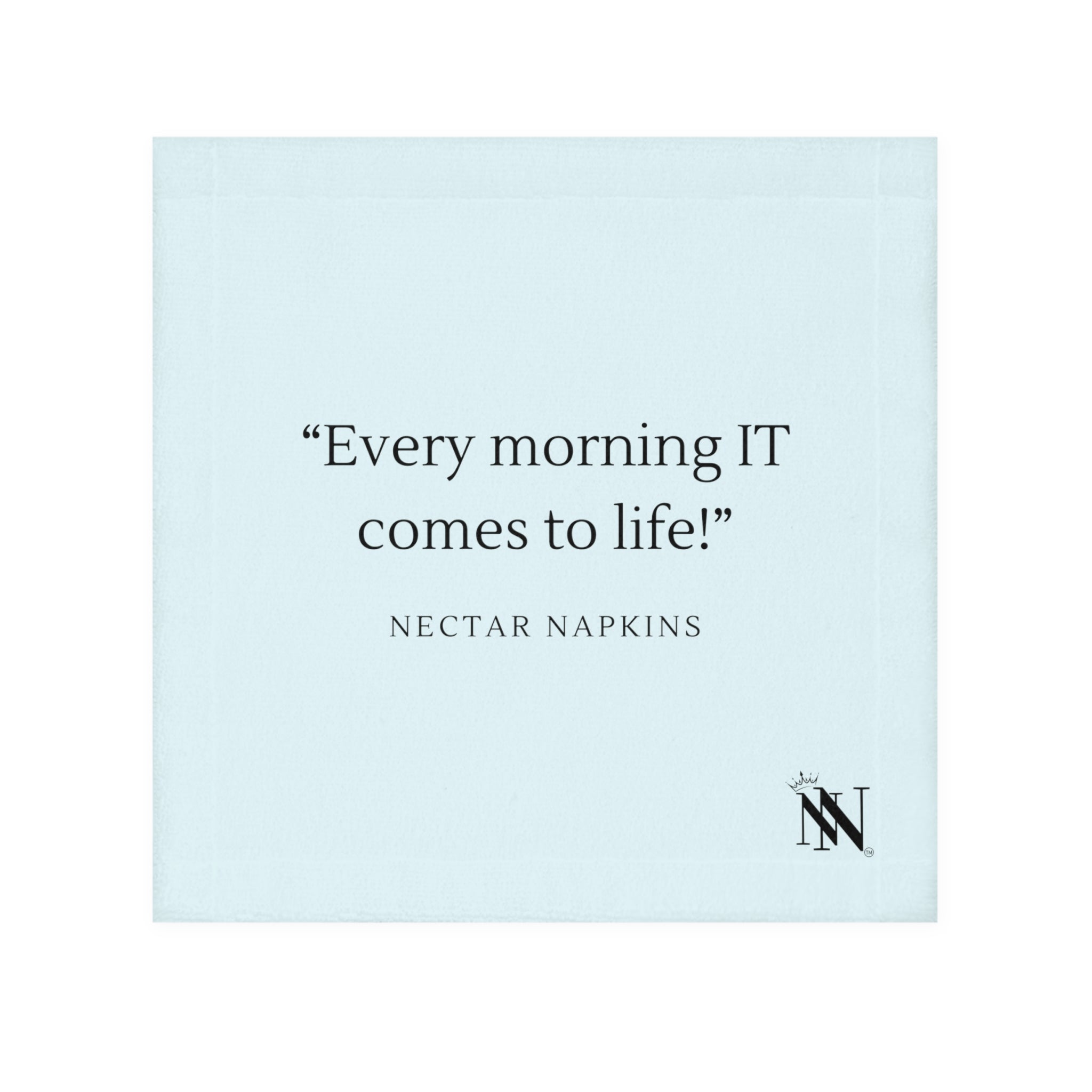 Every morning it comes to life sex towel
