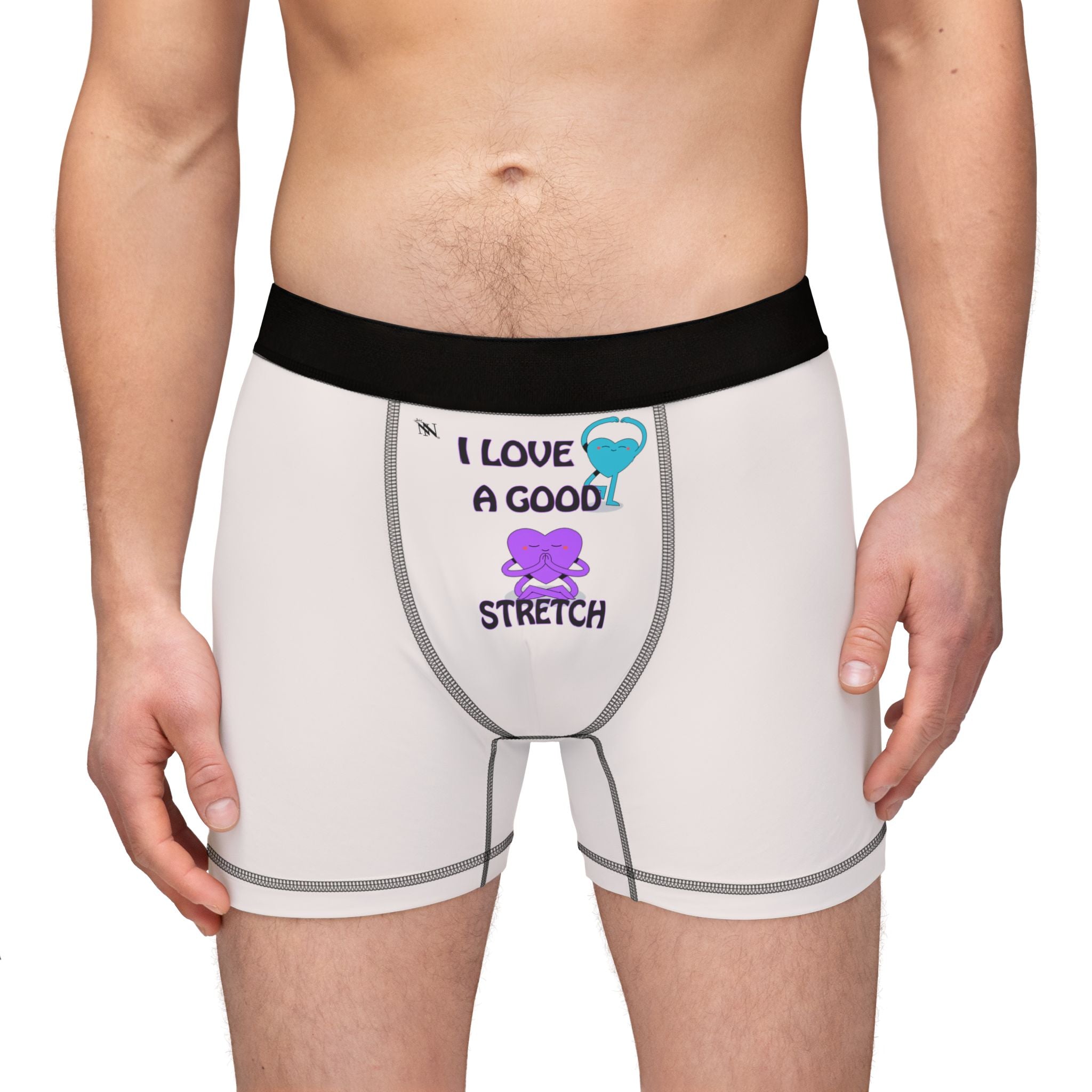 I Love a Good Stretch | Fun-Flirty Men's Boxer