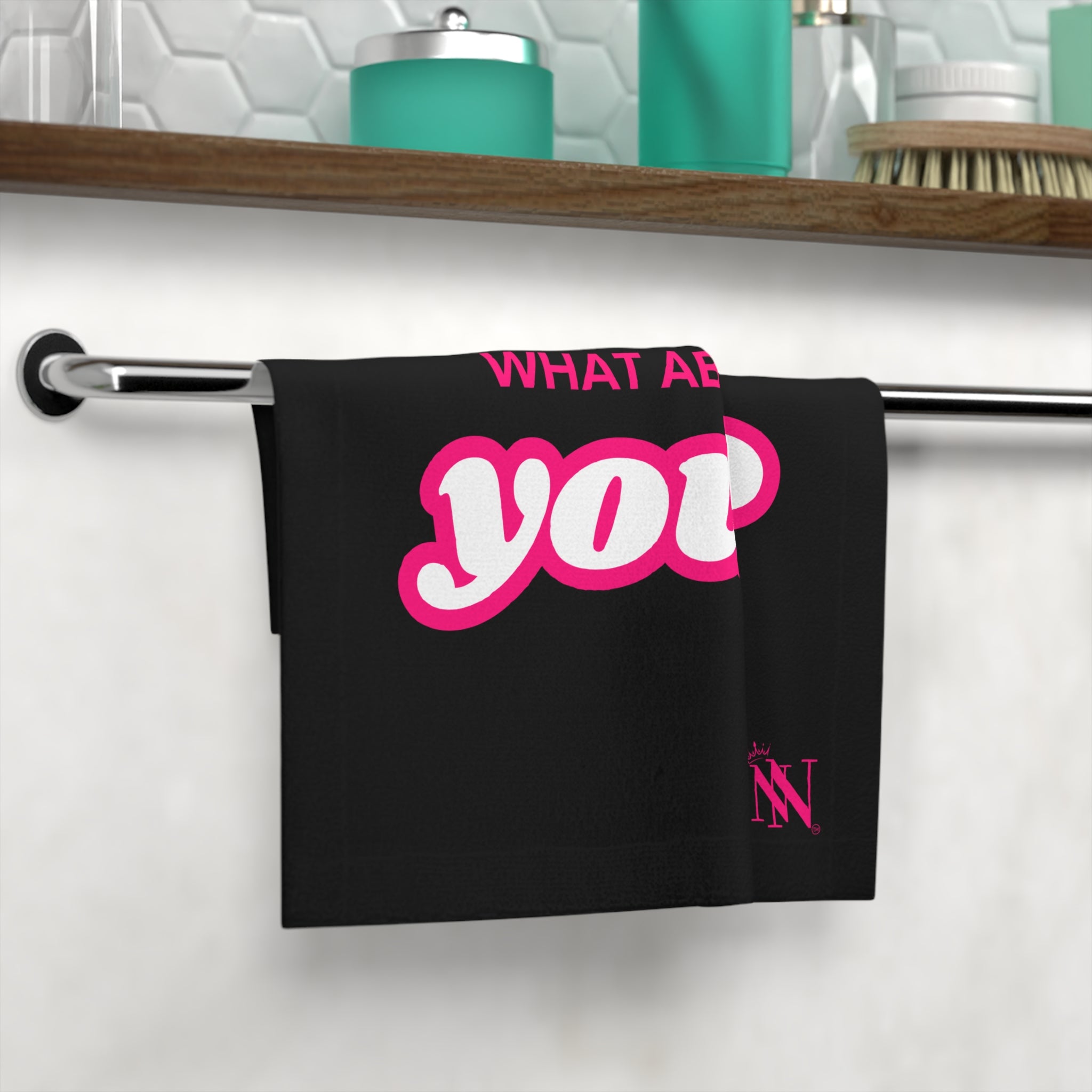 What About You? After-Sex Towel | Fun, Flirty, & Soft