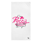 I'm Pretty Give Me Things XL Cum Towel | Big, Bold & Stylish