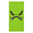 Green monster spank towel