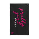 pretty girl party towel 