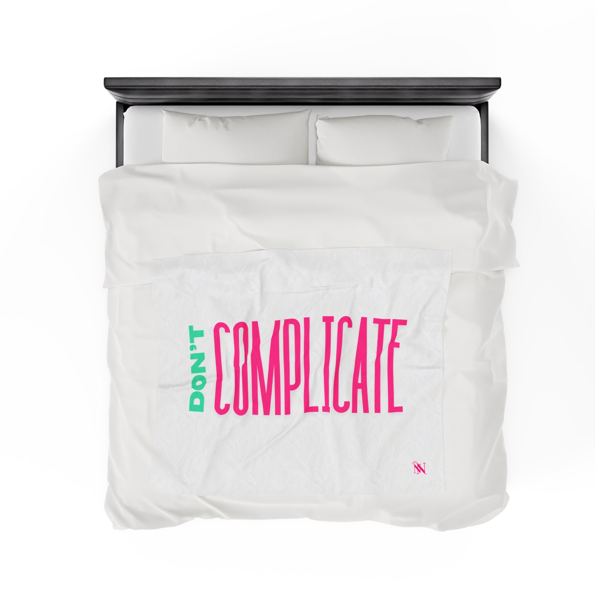 Don't Complicate Lovers Blanket | Luxuriously Soft & Plush