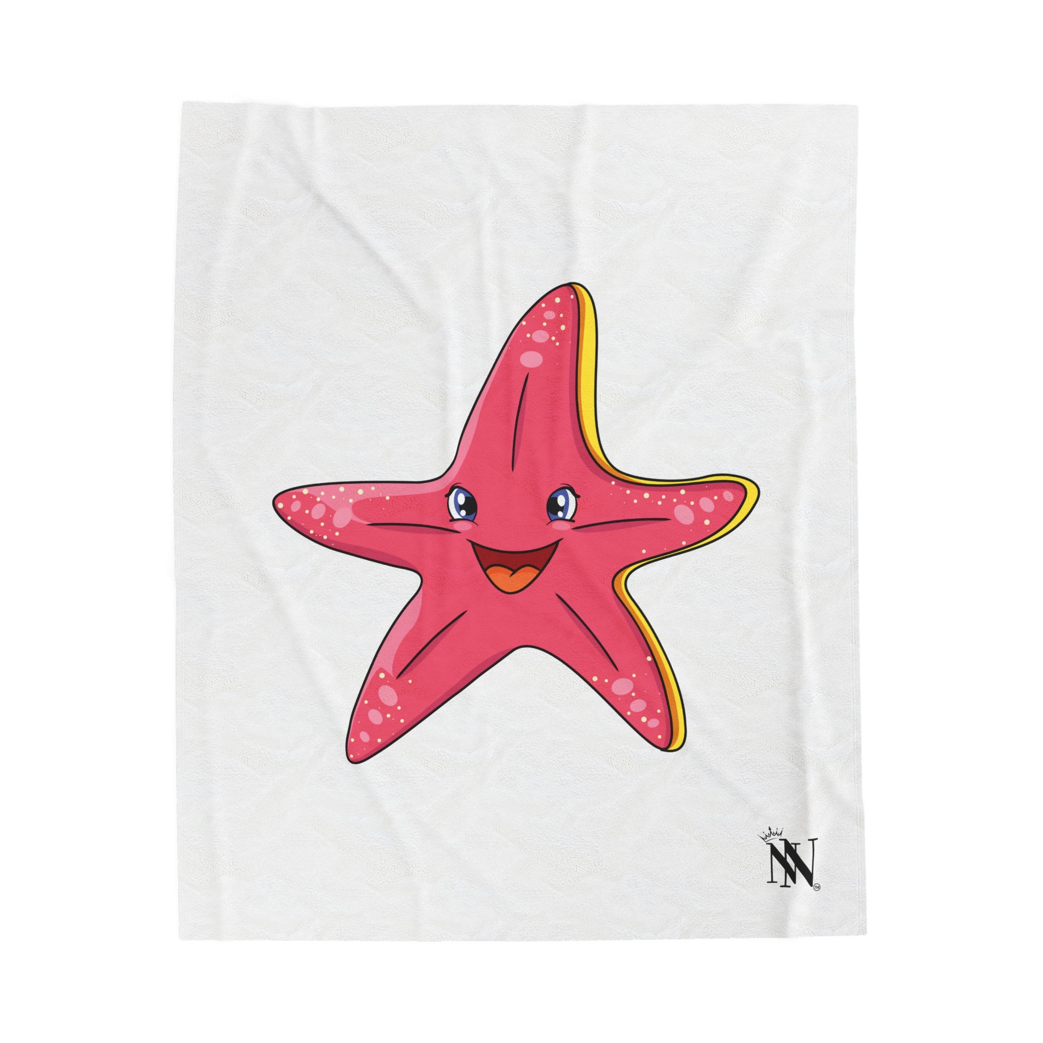 Happy pink starfish