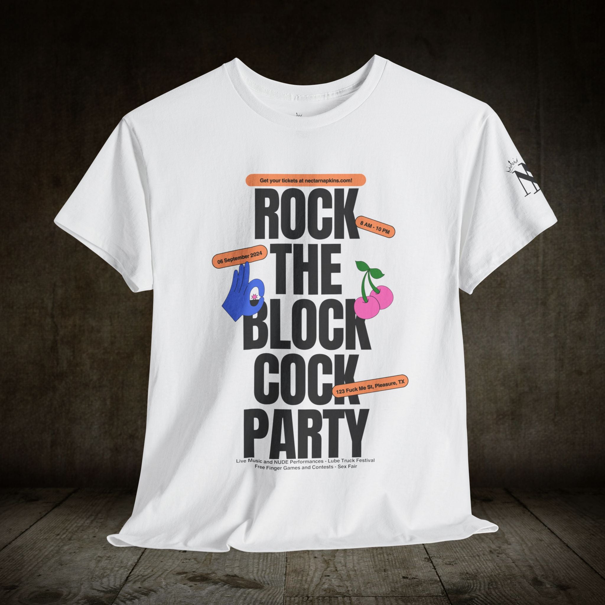 Rock the Block Cock Party Towel