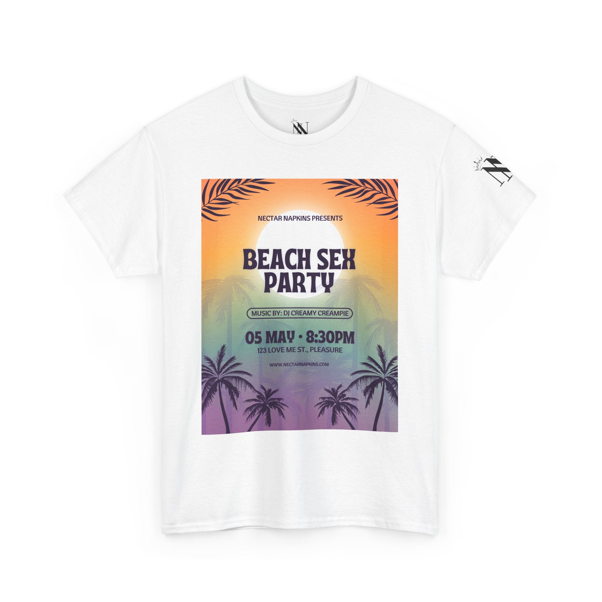 Beach Sex Party Cum Tee