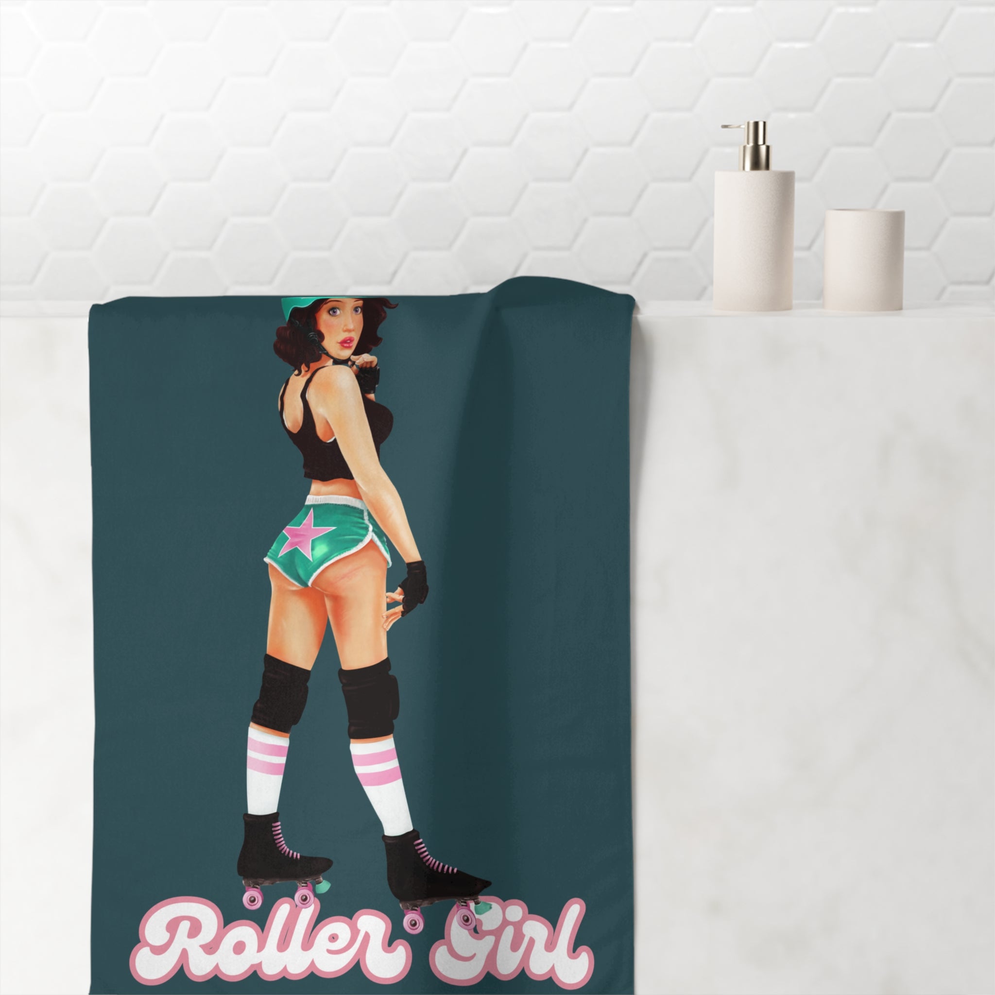 Roller Girl XL Cum Towel