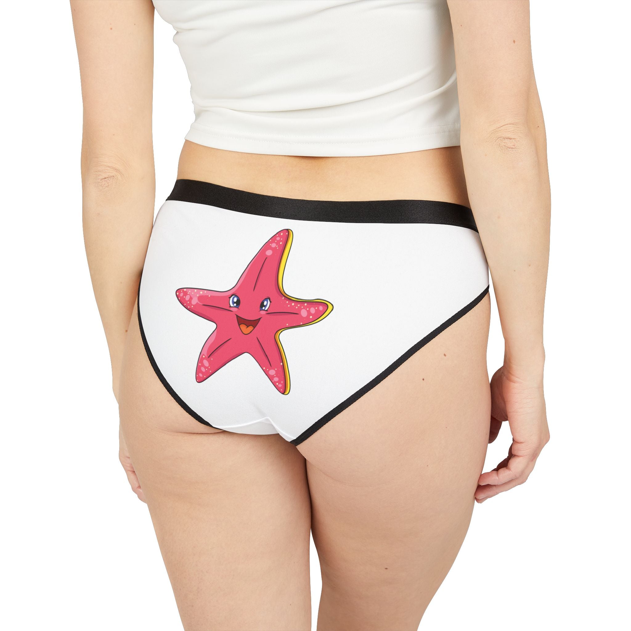 Happy pink starfish