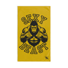 Sexy beast naughty varsity towel