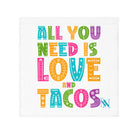 Love and tacos party towel for sex