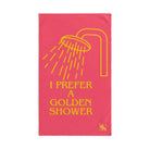 Golden shower clean off towel