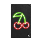 Neon cherries classic cum towel