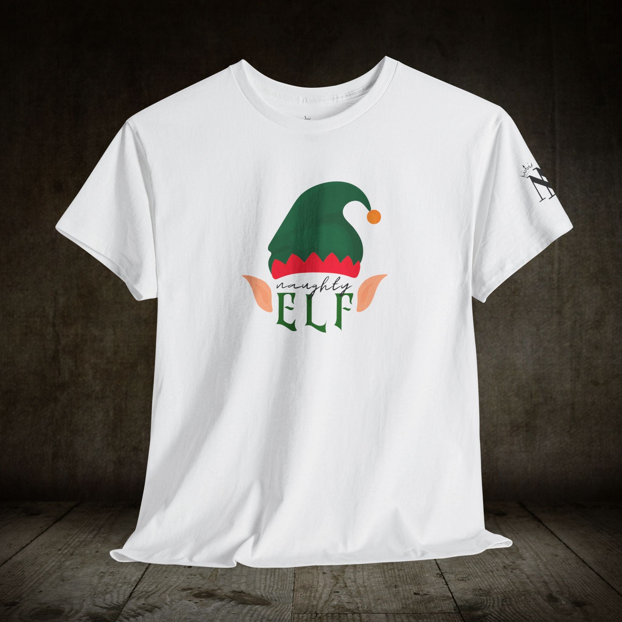 Naughty Elf Cum Tee