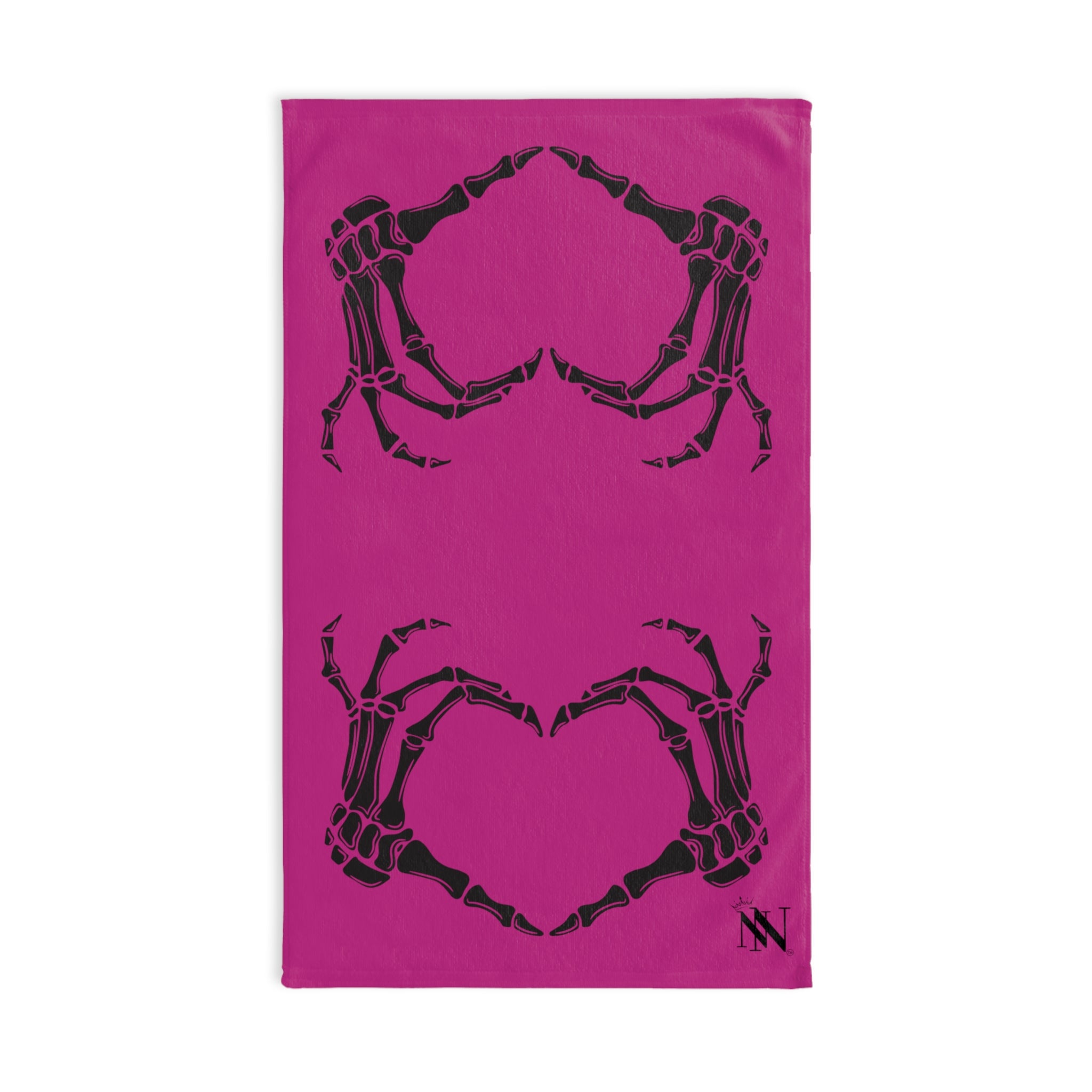 Bone Heart Fuscial Cum Towel