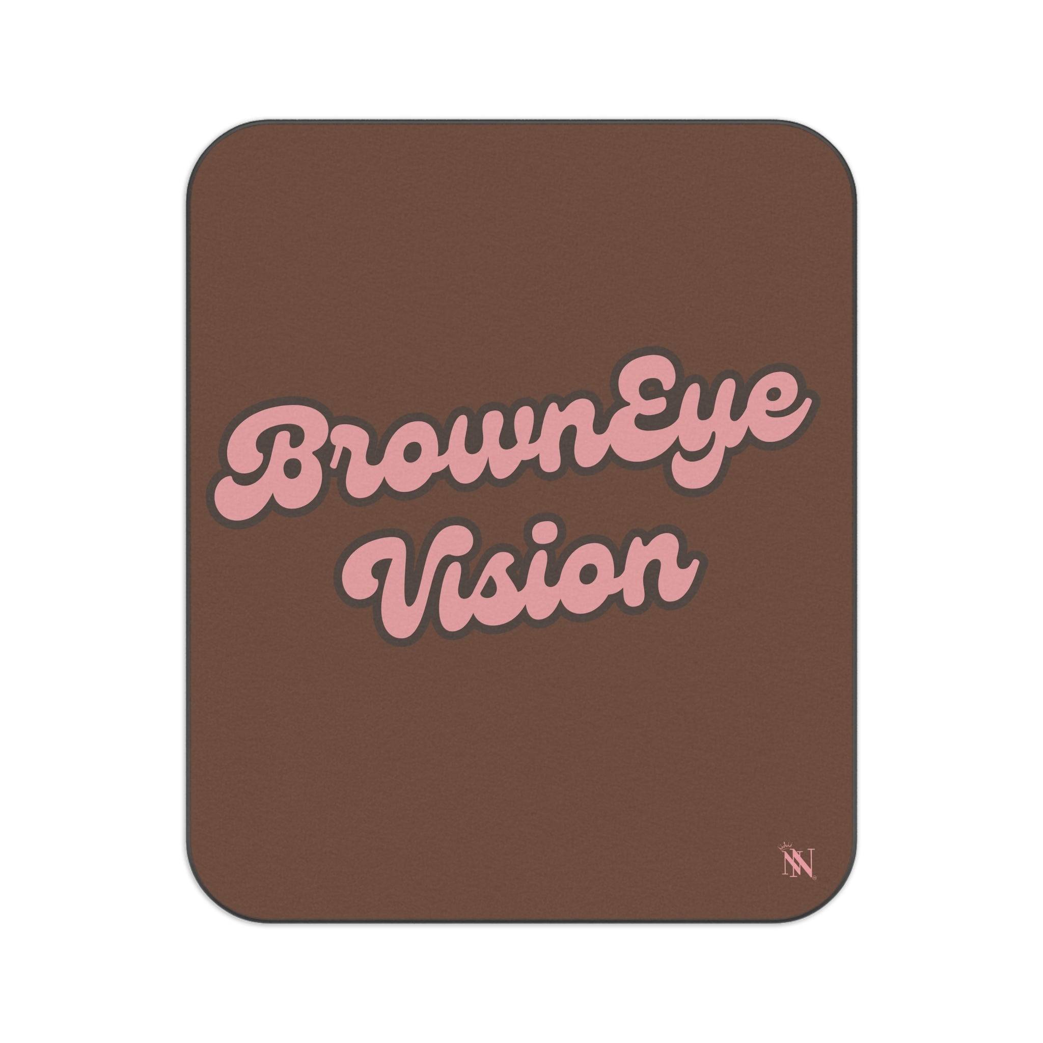 Brown Eye Vision Water-Resistant Travel Sex Blanket