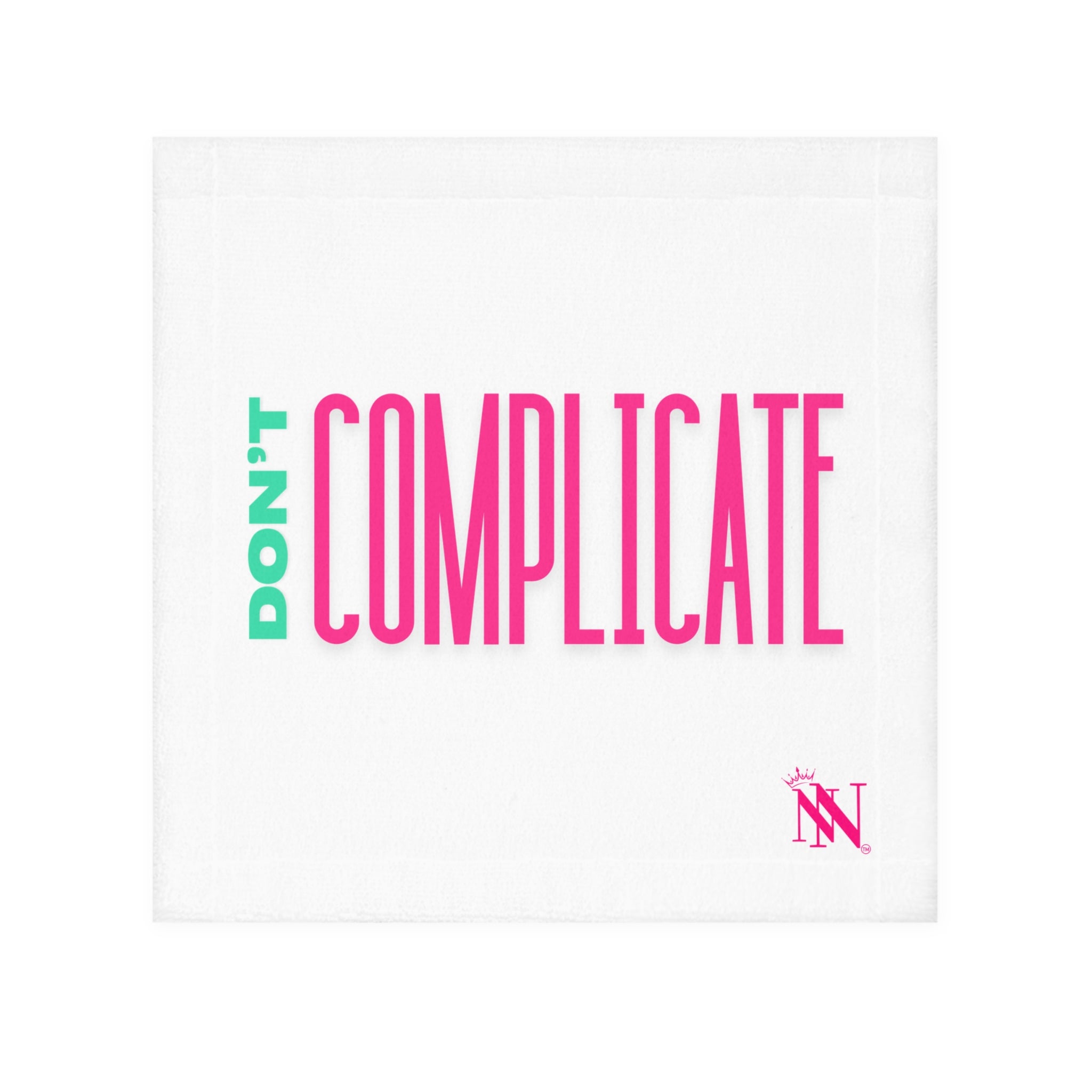 Don't Complicate After-Sex Towel | Fun, Flirty, & Soft