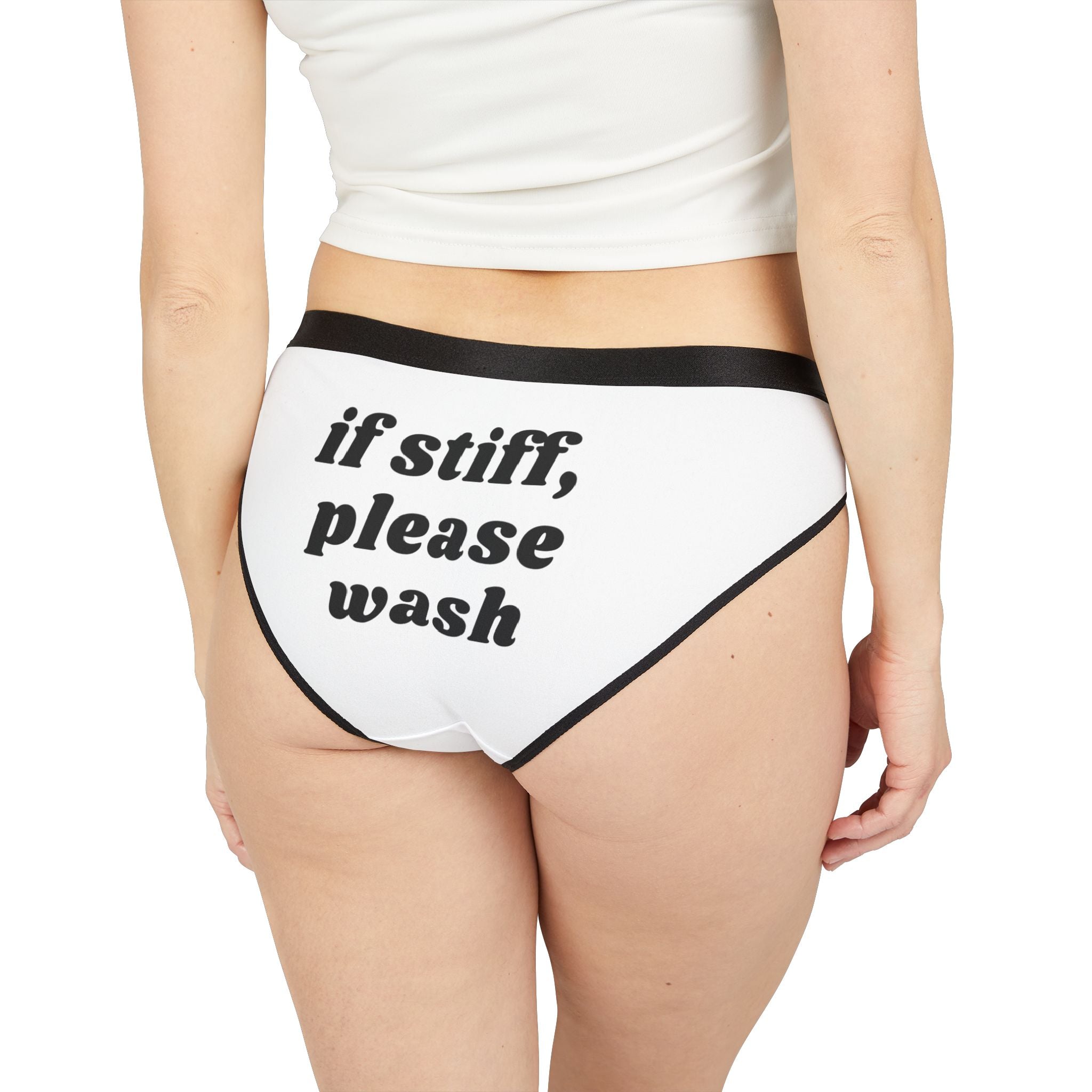 If Stiff, Please Wash | Briefs for Women | Playful Comfy Underwear