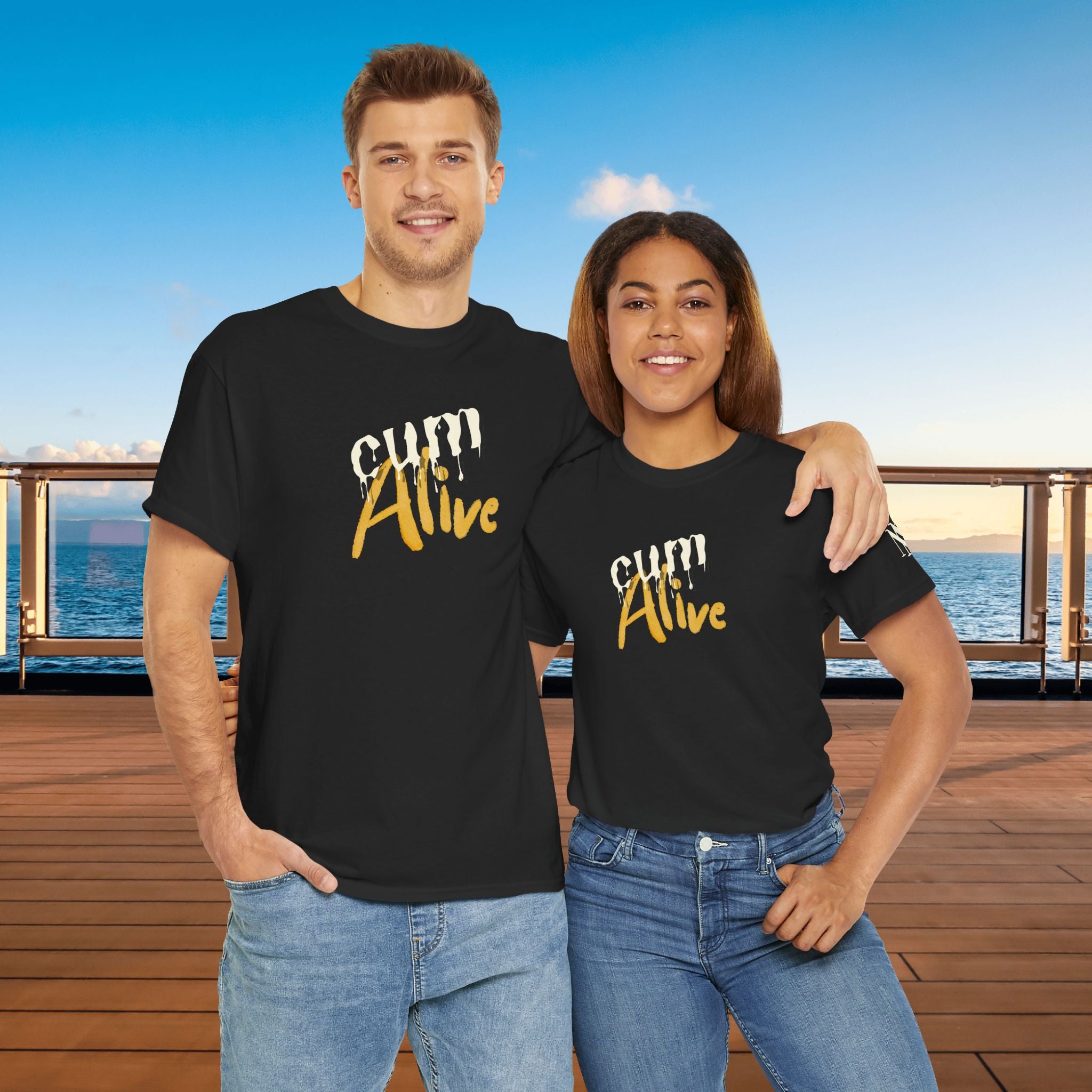 Cum Alive Adult Cum Tee