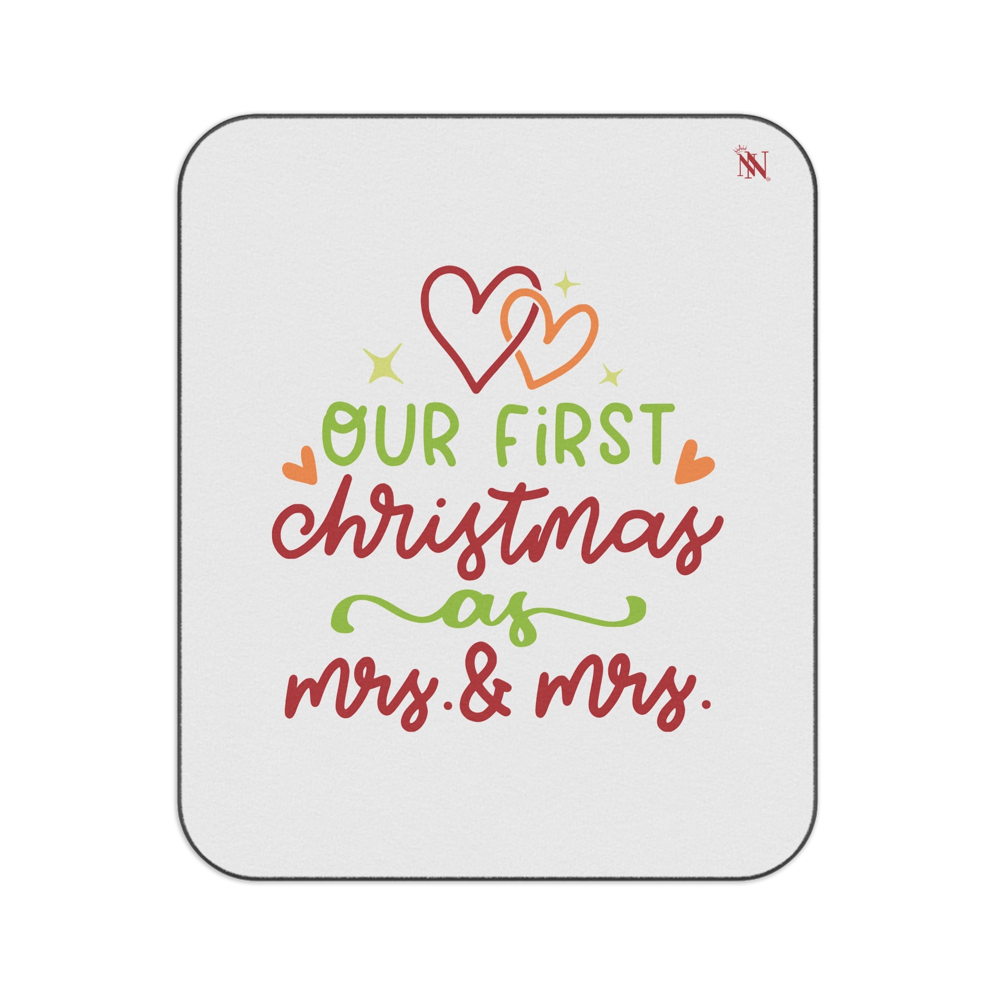 Our First Christmas as Mrs. & Mrs. | Water Resistant Travel Sex Blanket