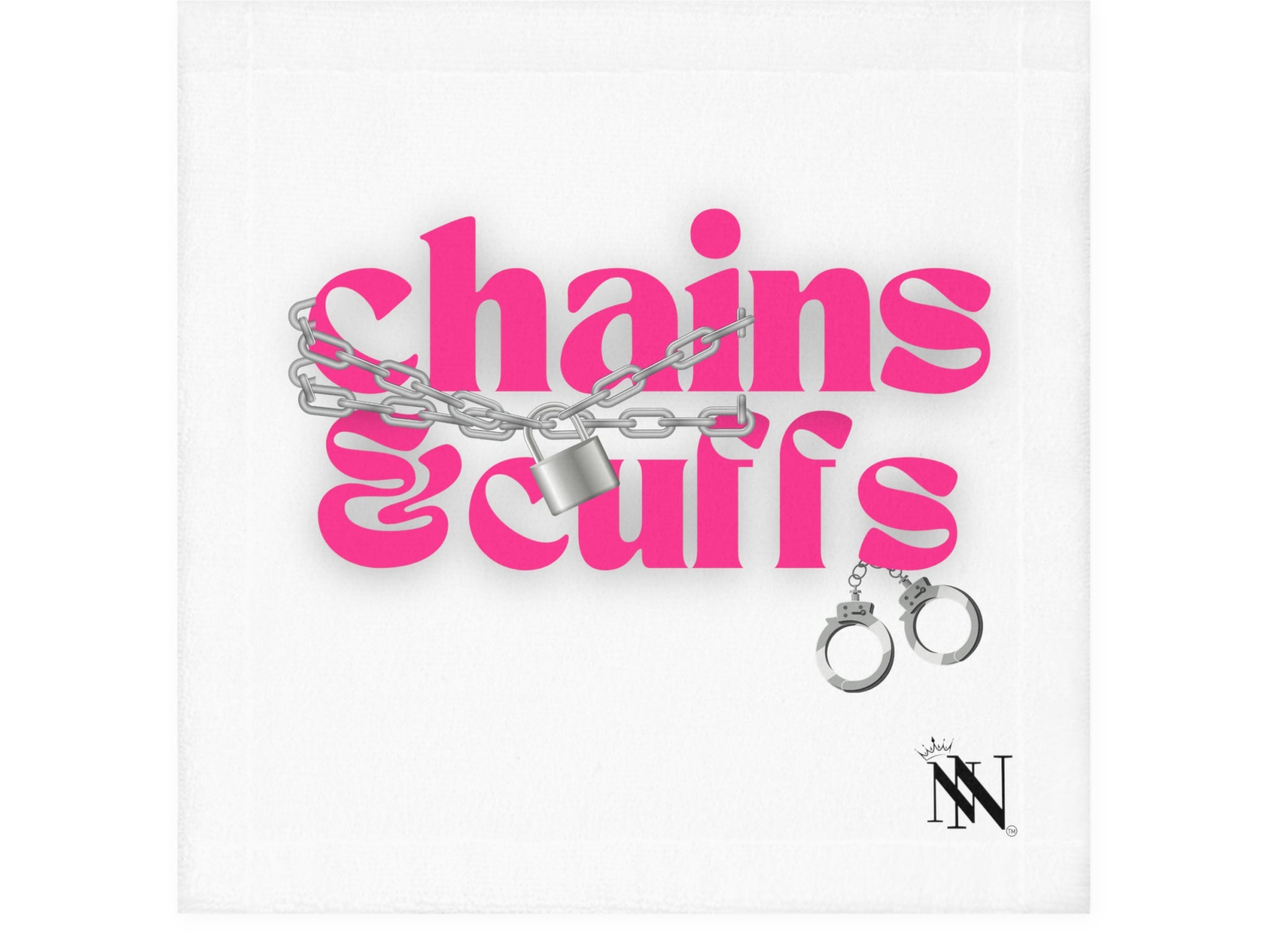 chains & cuffs cum towel 